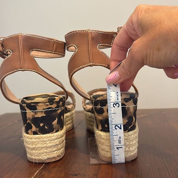 Steven by Steve Madden Kippie Ankle Strap Espadrille Wedge Sandals Size 8.5M - Picture 9 of 11